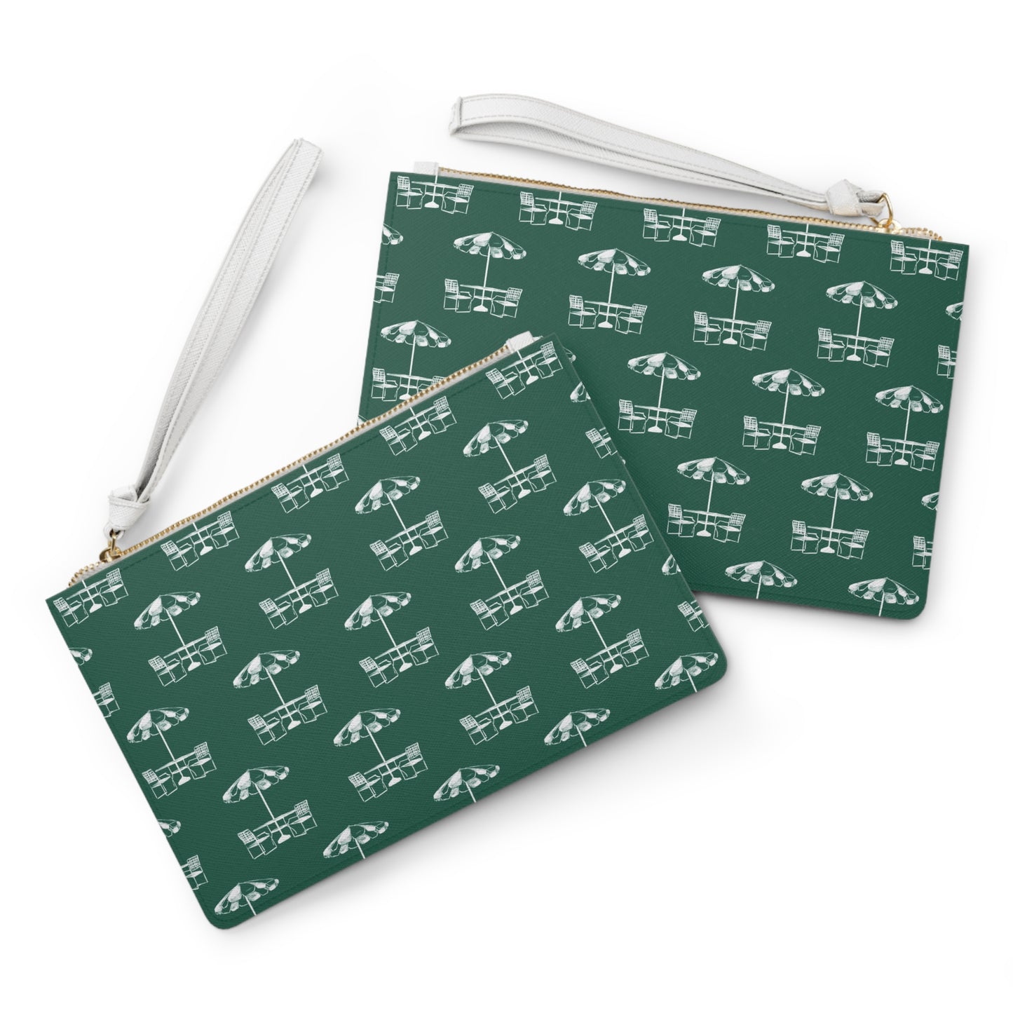 Green Umbrella Clutch Bag