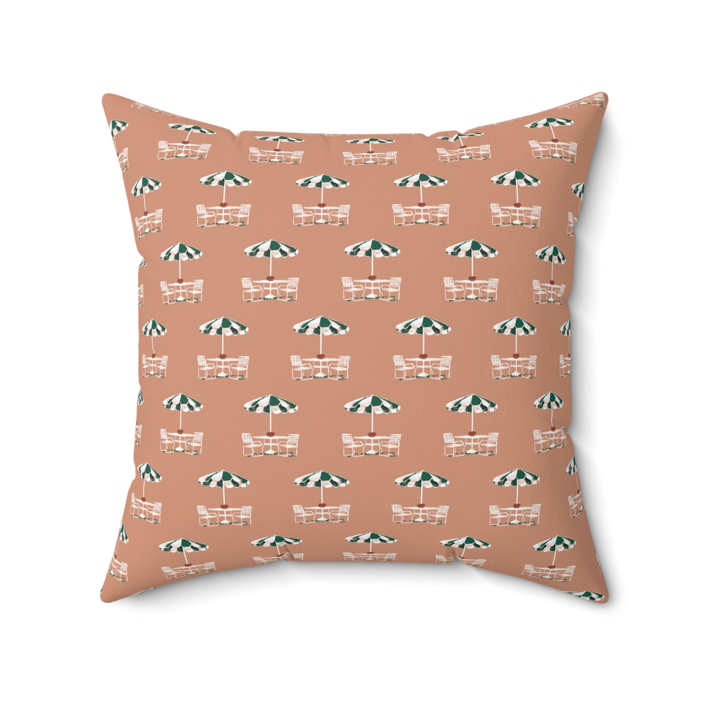 Mauve Umbrellas Pillow