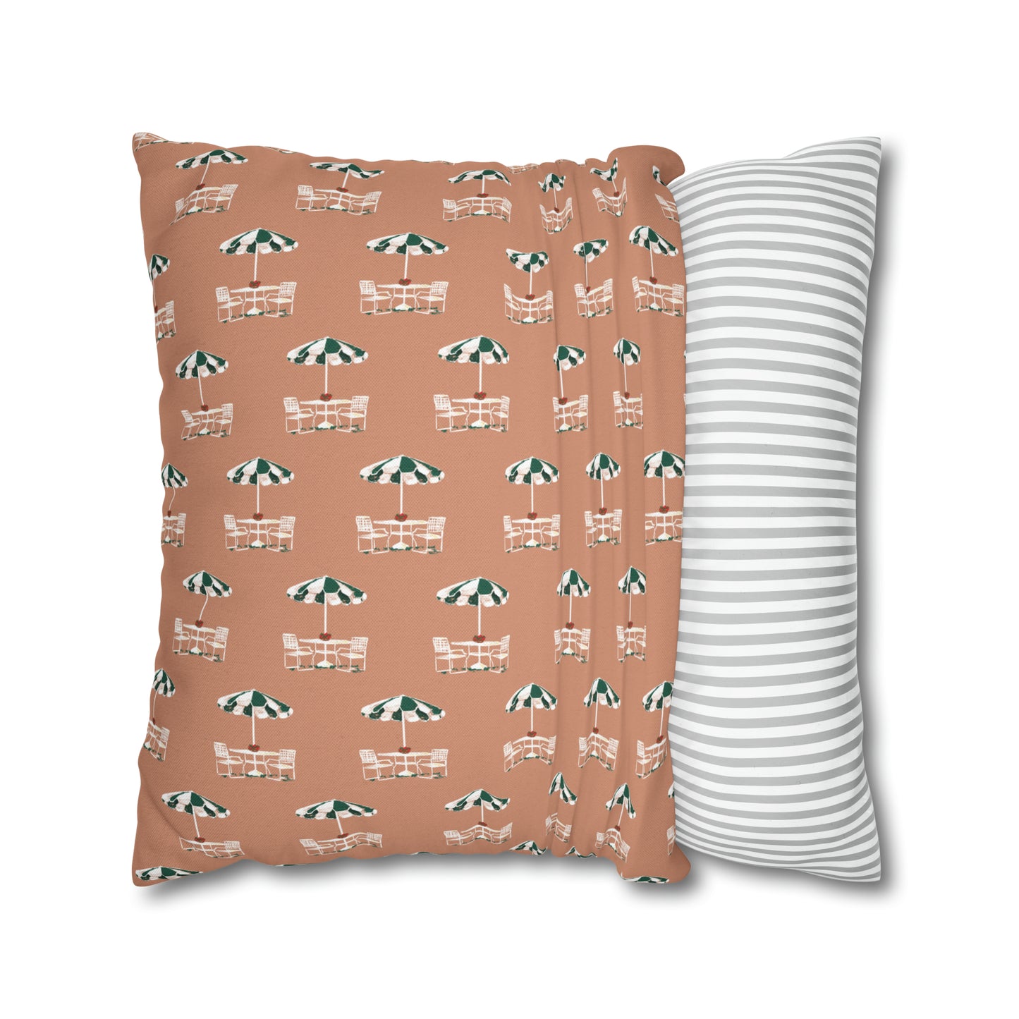 Mauve Umbrellas, Pillow Case Only