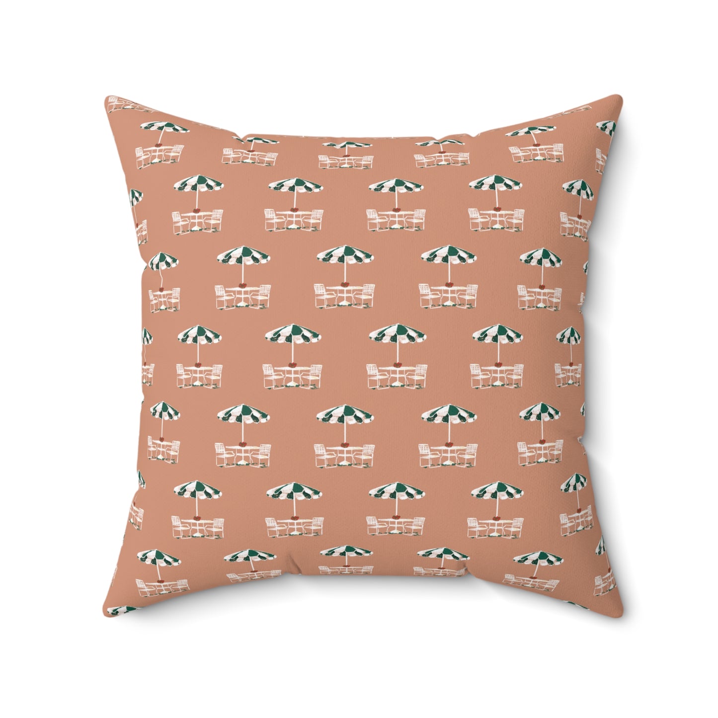 Mauve Umbrellas Pillow