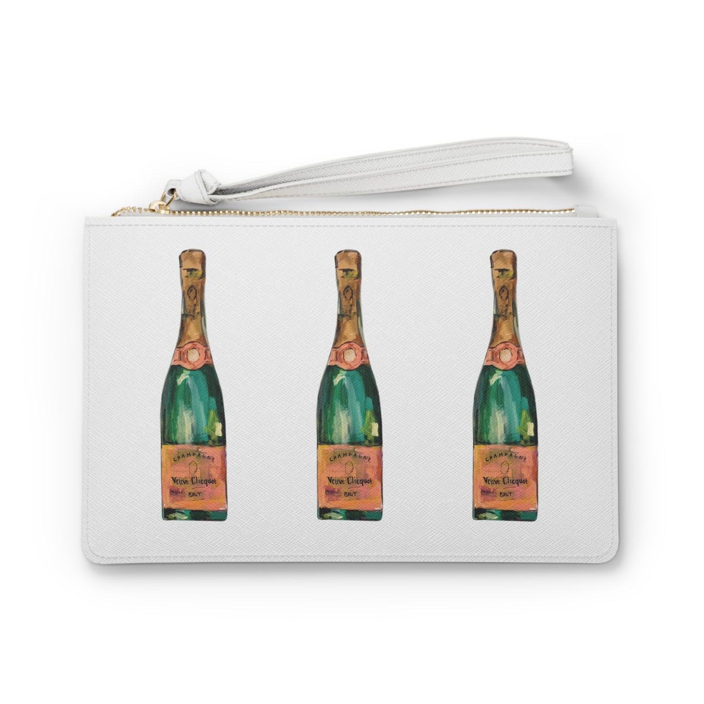 Champagne Clutch Bag,White
