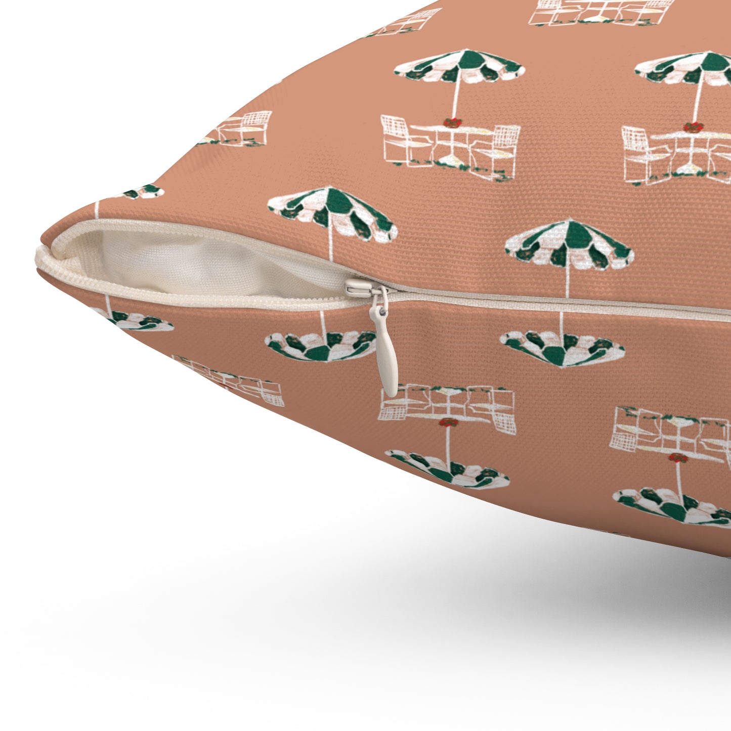 Mauve Umbrellas Pillow