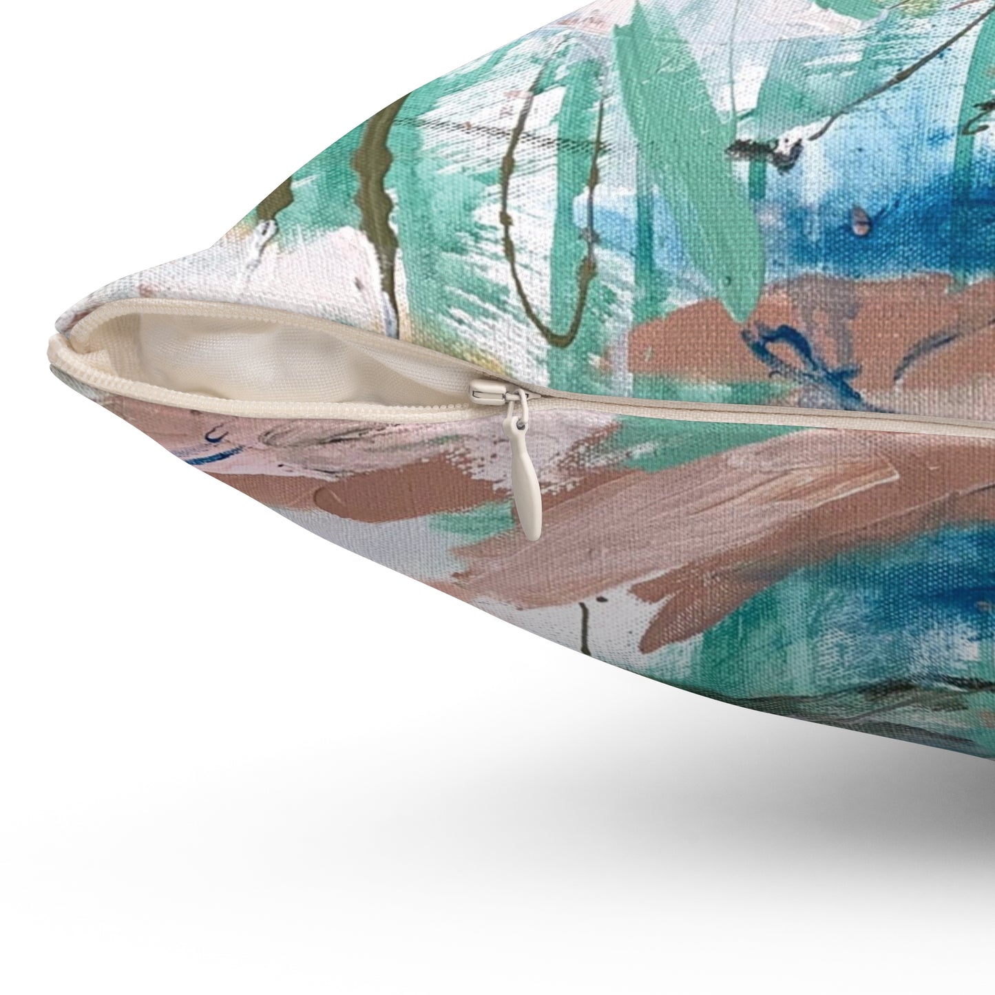 Tropical Hideaway Abstract Pillow