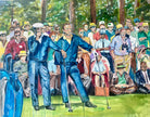 Arnold Palmer inspired artwork at the Augusta National Golf Course by artist Laura Duke.