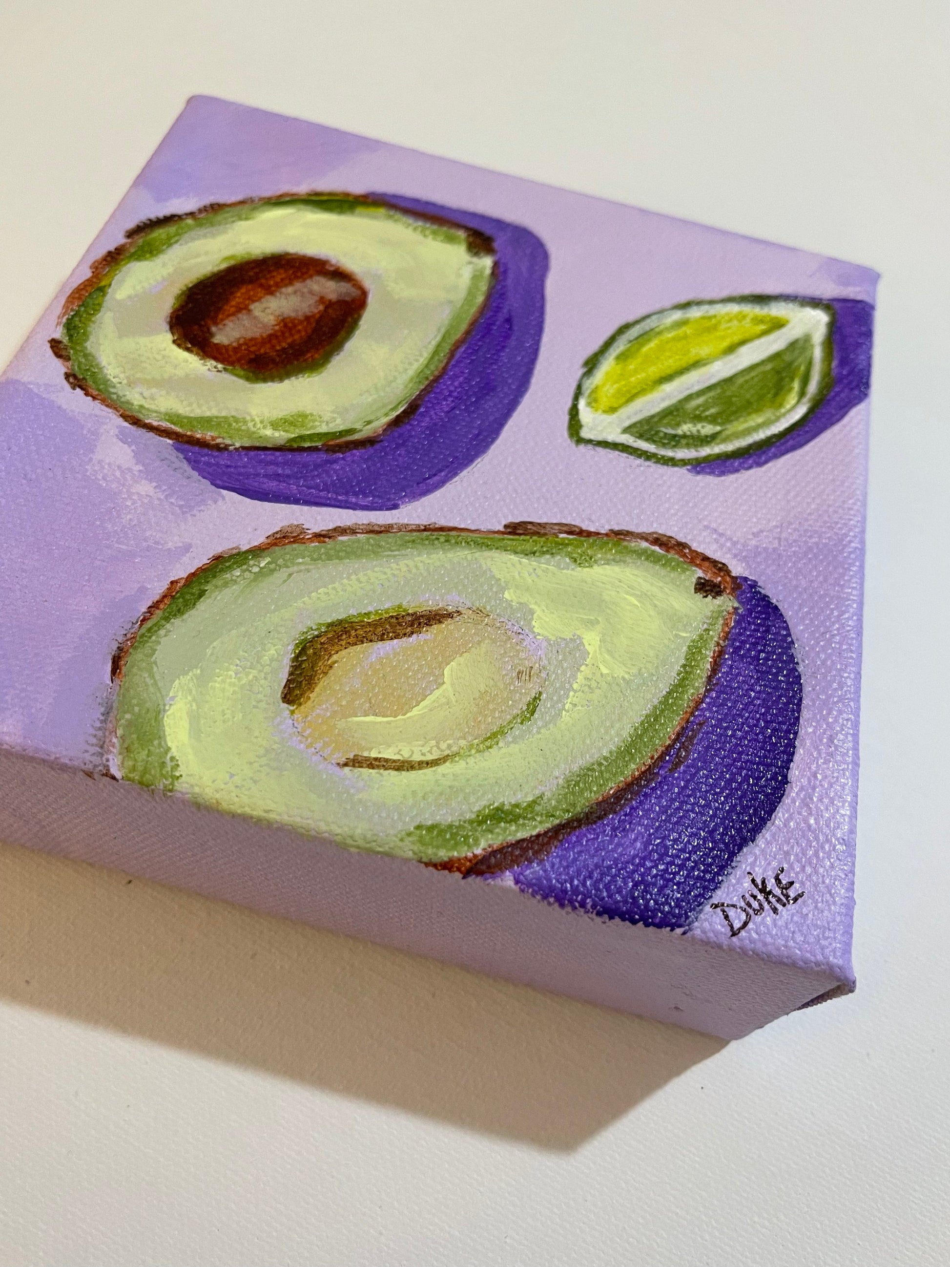 painting of an avocado 