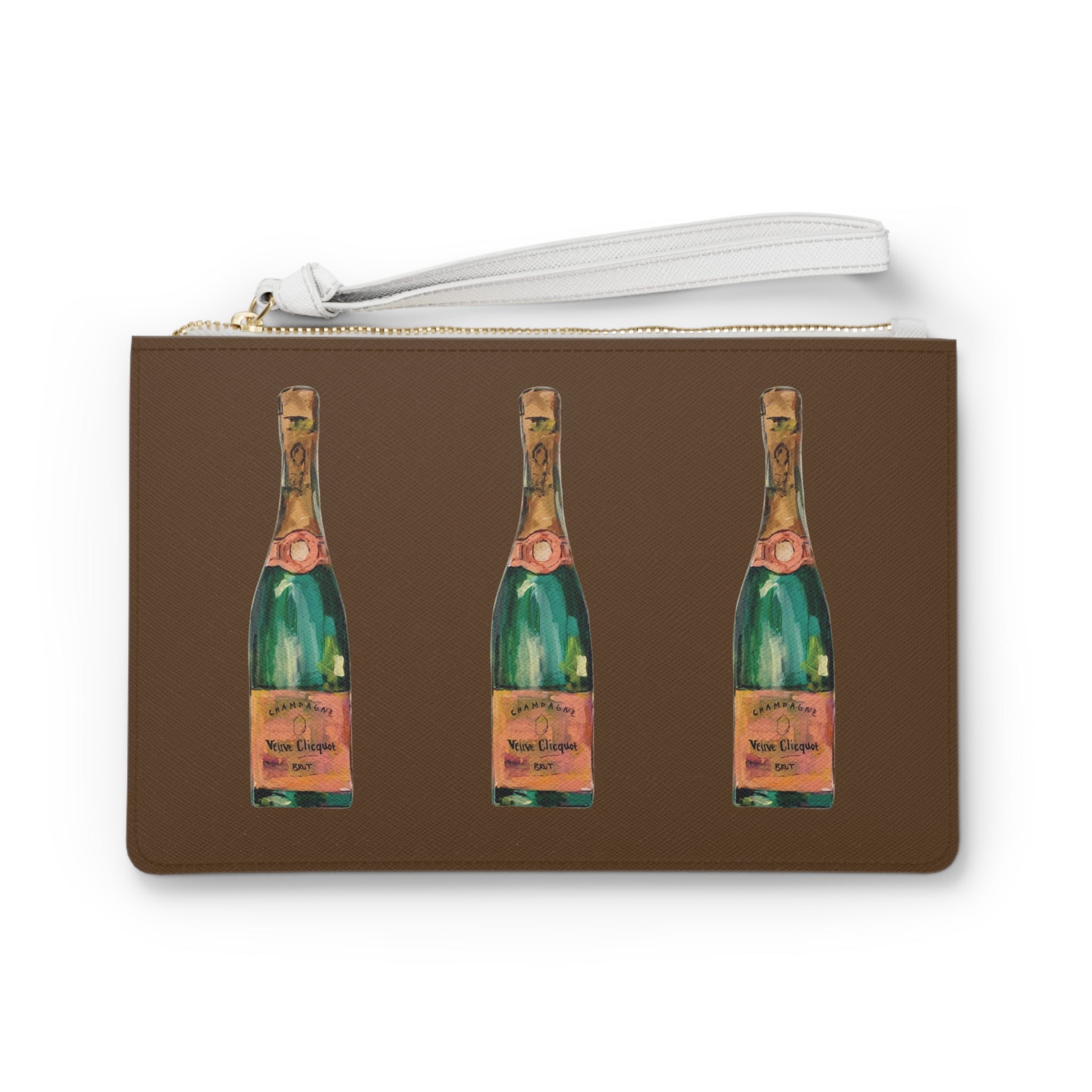 Champagne bottle clutch discount bag