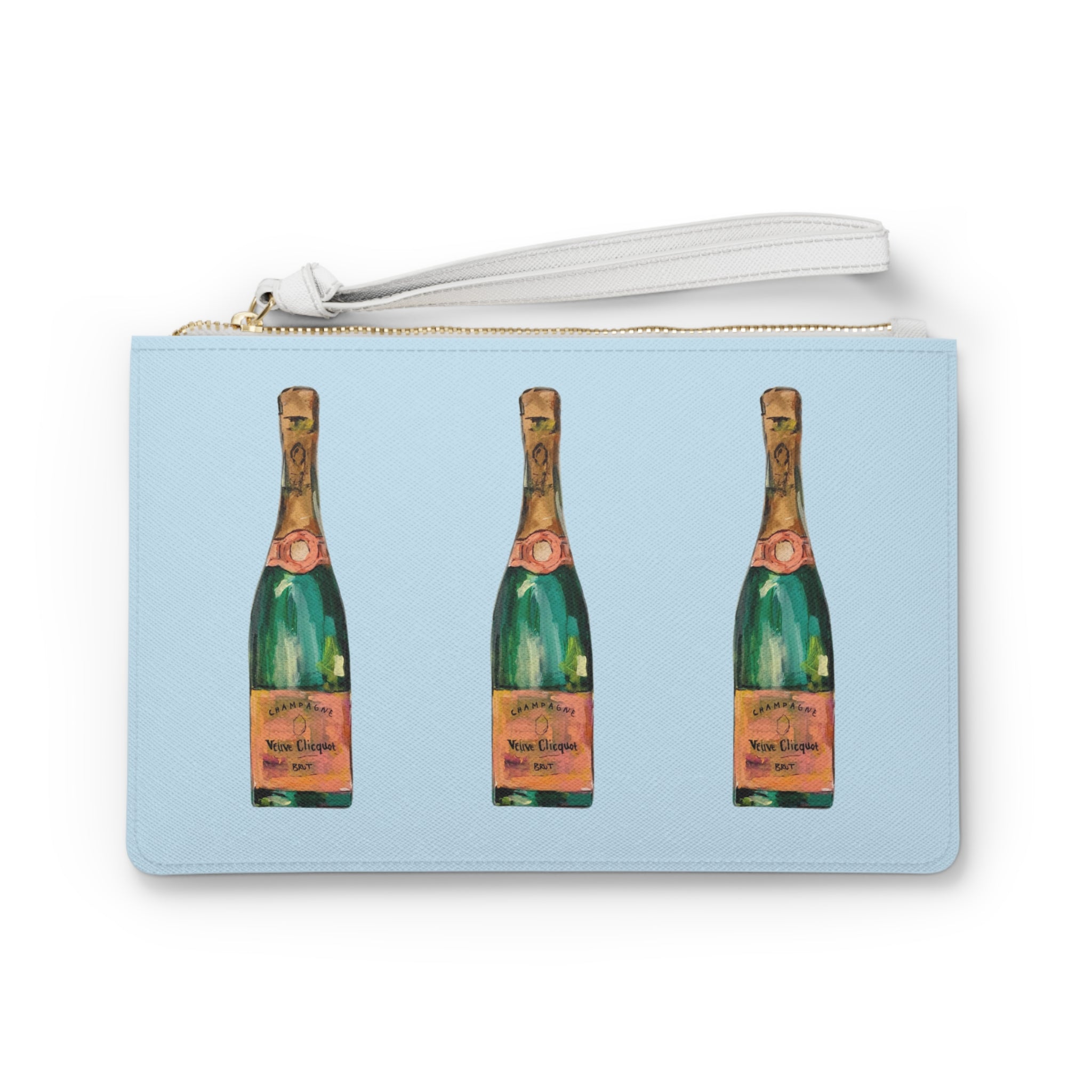 Champagne discount bottle clutch