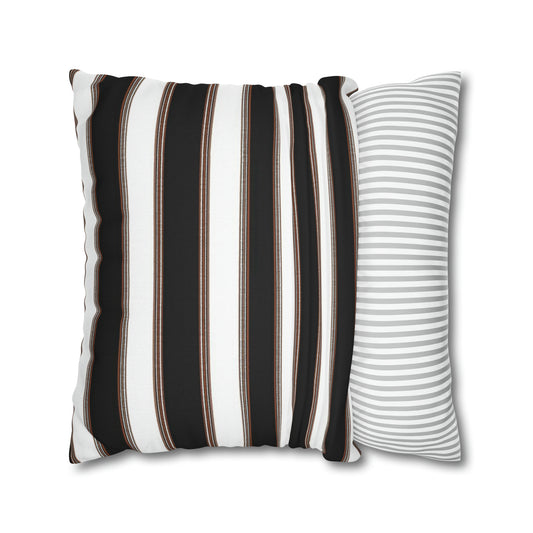 Black and White Stripe Pillow Case Only