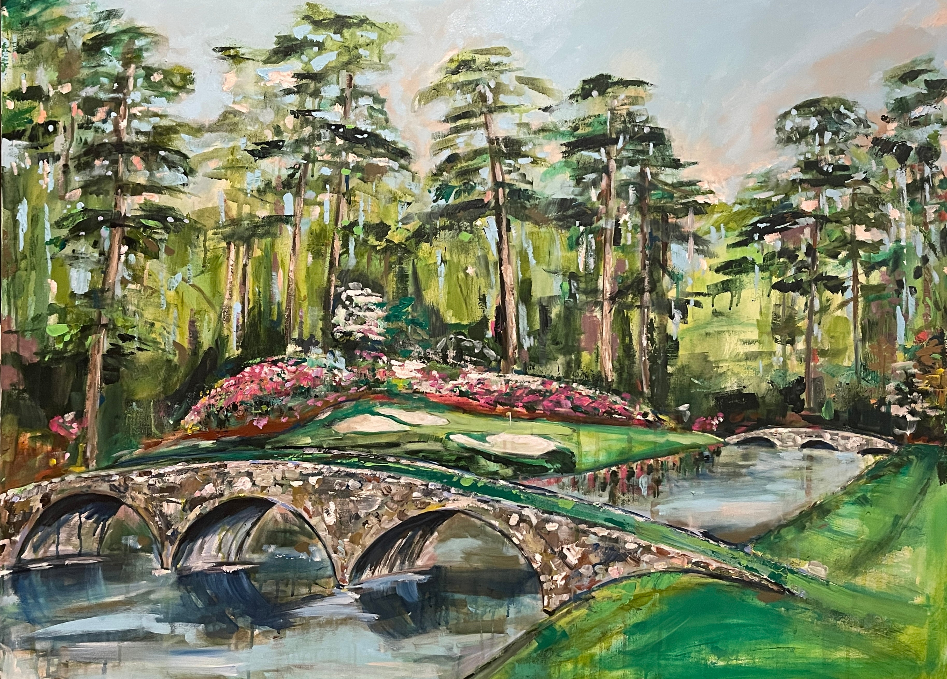 Hole #13 Augusta National Bundle - Amen Corner Watercolor art prints - Giclee Watercolor Fine Art 2024 Prints