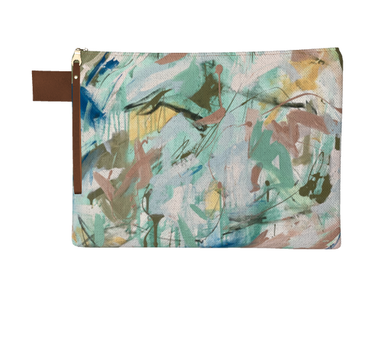 Tropical Hideaway Abstract Canvas Bag